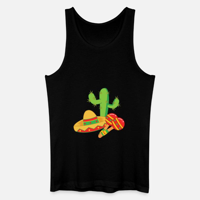 Mexiko - Design Shirt - Männer Bio Tank Top - Schwarz