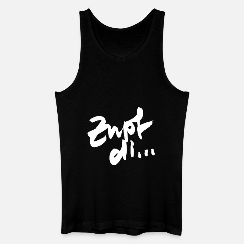 Zupf di... - Männer Bio Tank Top - Schwarz