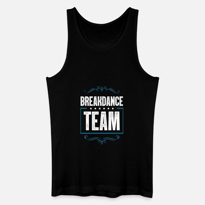 Breakdance Crew - Männer Bio Tank Top - Schwarz