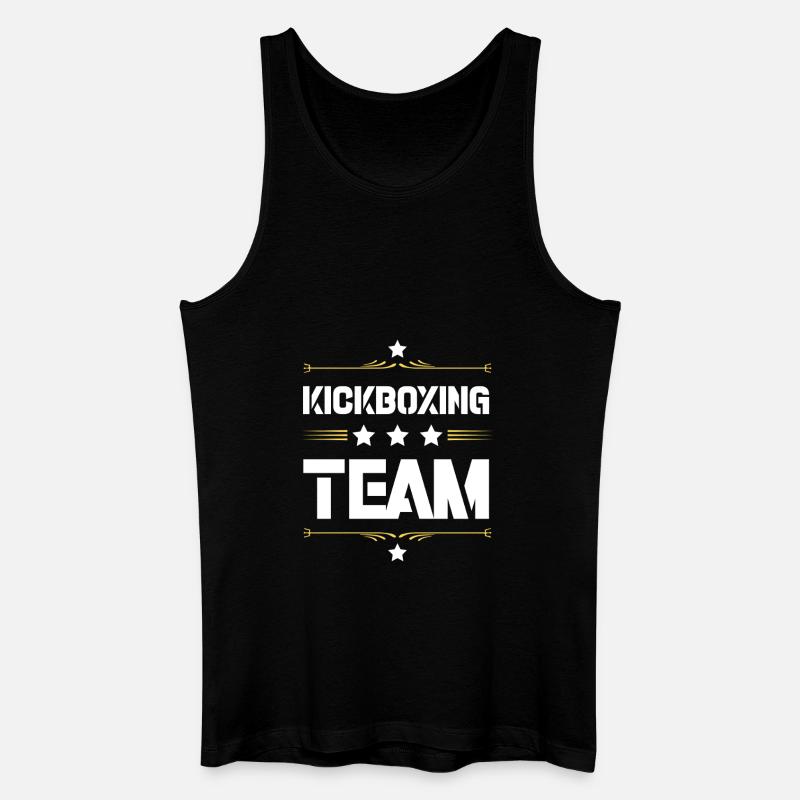 Kickboxing Team - Männer Bio Tank Top - Schwarz