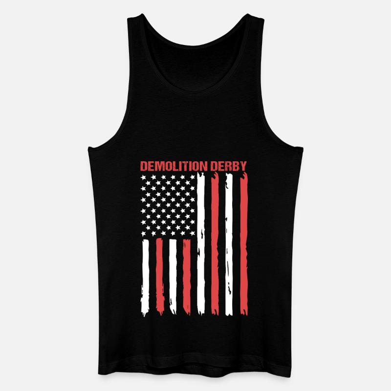 Abriss Derby - Männer Bio Tank Top - Schwarz