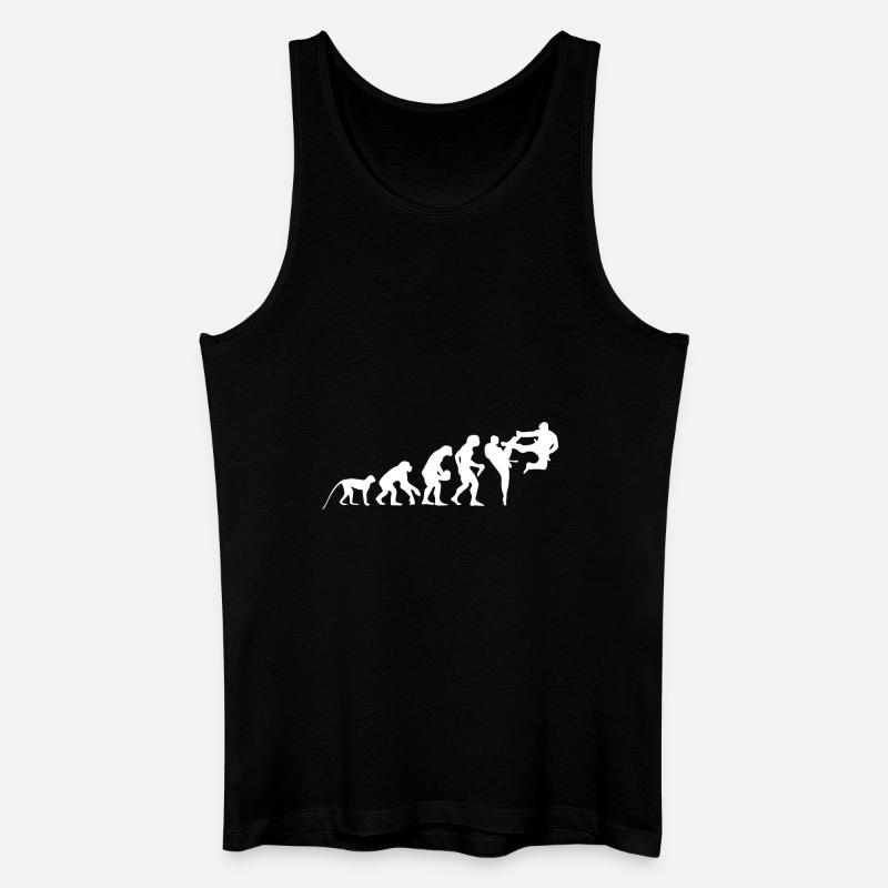 TAEKWONDO EVOLUTION - Männer Bio Tank Top - Schwarz