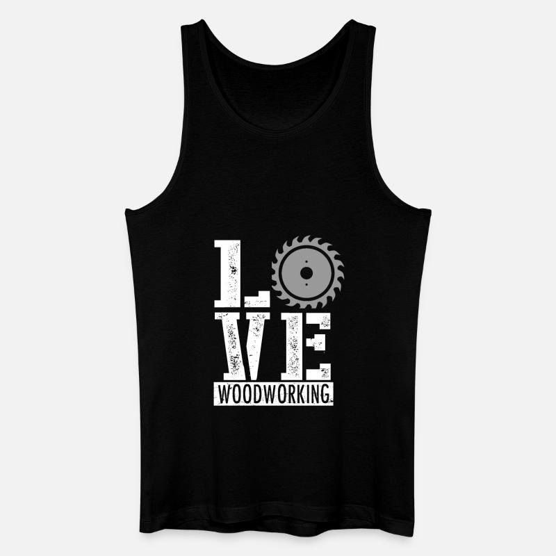 Tischler Schreiner Geschenk - Männer Bio Tank Top - Schwarz