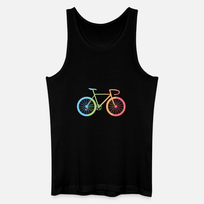 Fahrrad - Männer Bio Tank Top - Schwarz