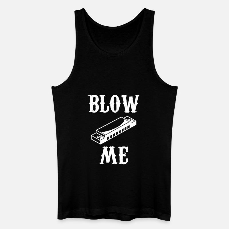 harmonica - harmonica player - harmonica - Men’s Organic Tank Top - black