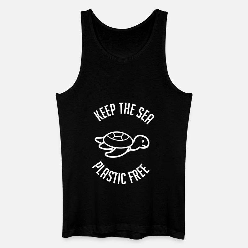 Turtle - Turtle Lover - Conservation - Men’s Organic Tank Top - black