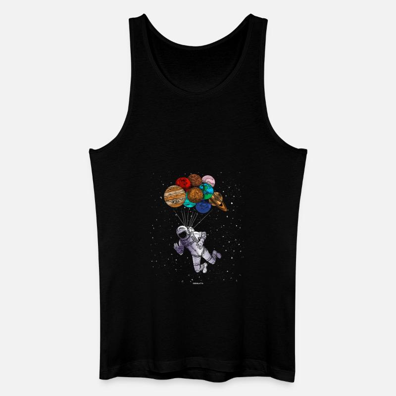 Astronaut Space Shuttle Geschenk - Männer Bio Tank Top - Schwarz
