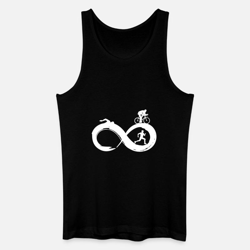 Infinity Triathlon - Männer Bio Tank Top - Schwarz