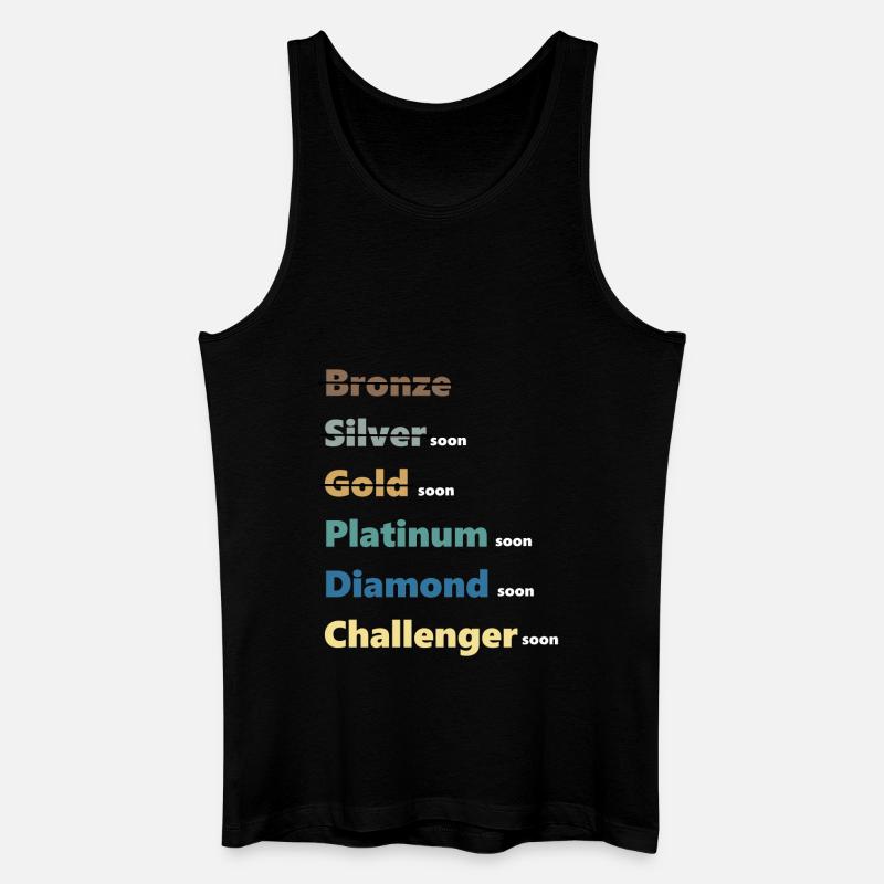 Classement Elo Platinum - Débardeur bio Homme - noir