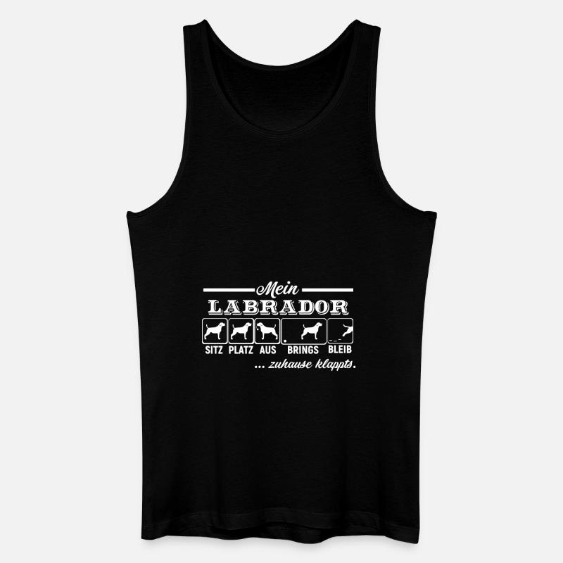 Labrador Retriever - Männer Bio Tank Top - Schwarz