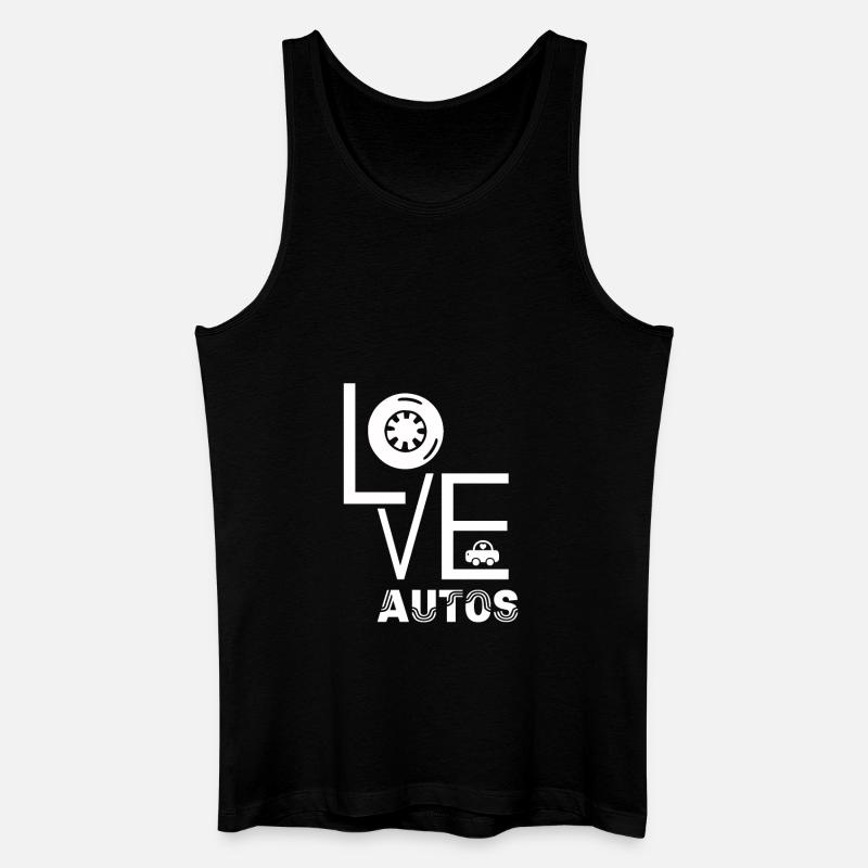 Auto - Männer Bio Tank Top - Schwarz