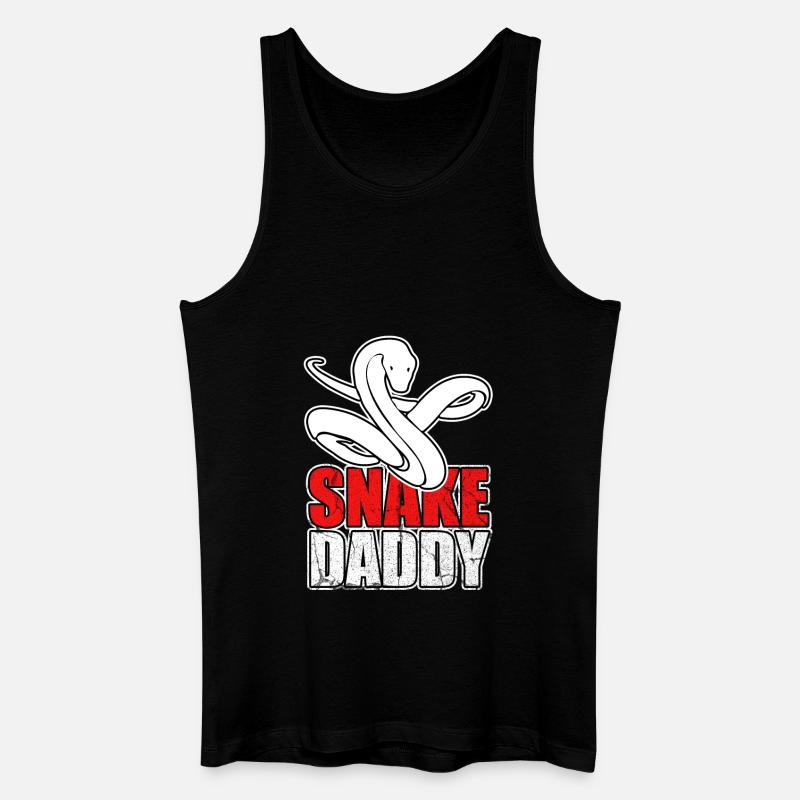 Schlangen Haustier Geschenk - Männer Bio Tank Top - Schwarz