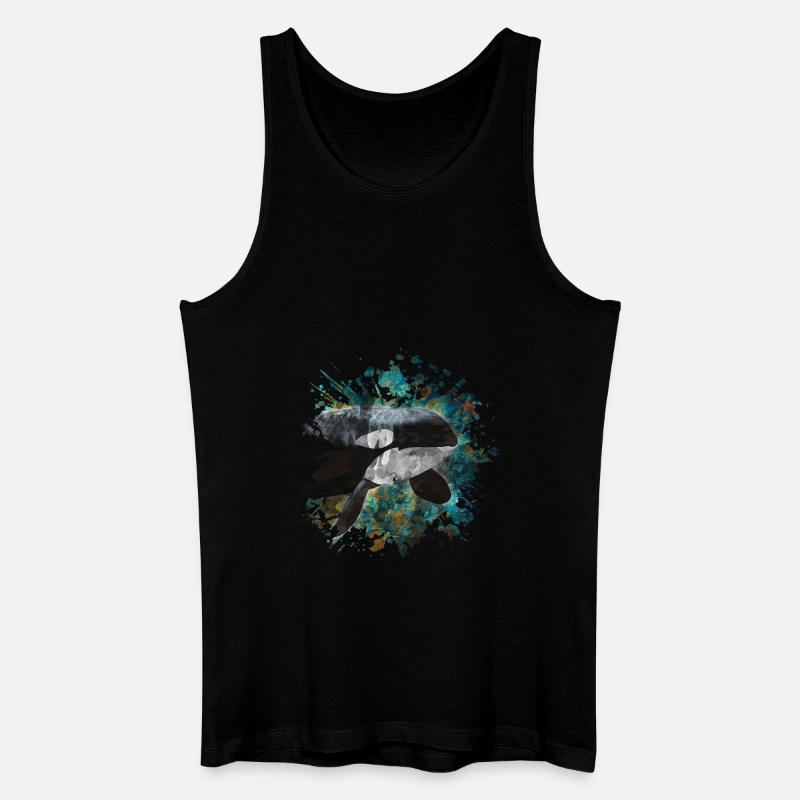 Killerwal - Männer Bio Tank Top - Schwarz