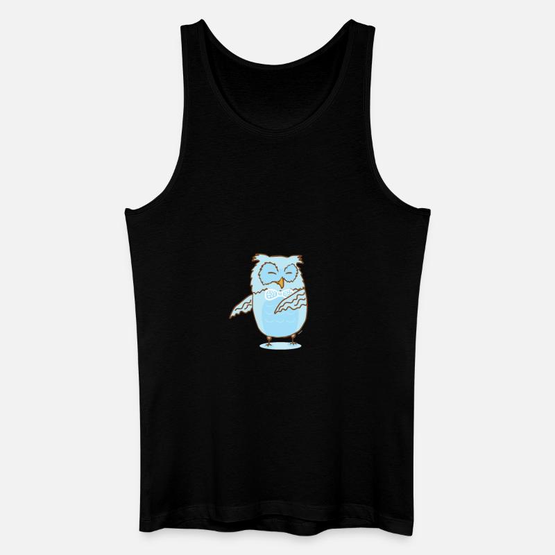 Floss Dance Move Owl - Men’s Organic Tank Top - black