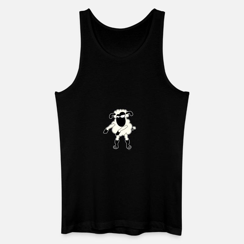 Floss Dance Move Sheep - Men’s Organic Tank Top - black
