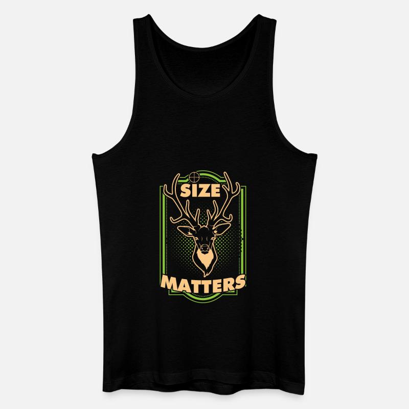 Size Matter - Men’s Organic Tank Top - black