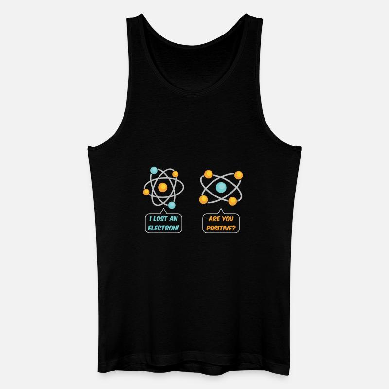 Electron - Männer Bio Tank Top - Schwarz