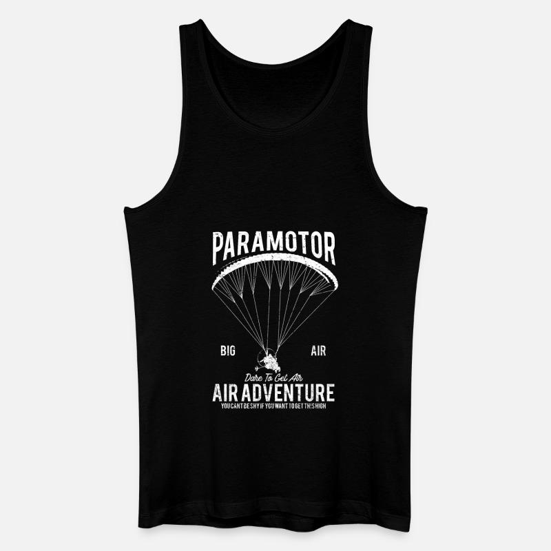 Paramotor - Männer Bio Tank Top - Schwarz
