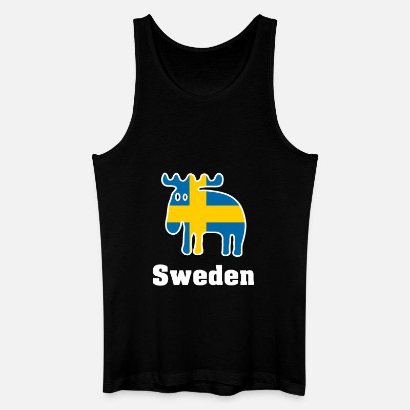 Elk Sweden - Männer Bio Tank Top - Schwarz