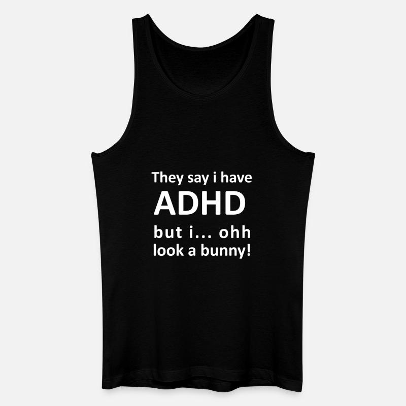 ADHS - Männer Bio Tank Top - Schwarz