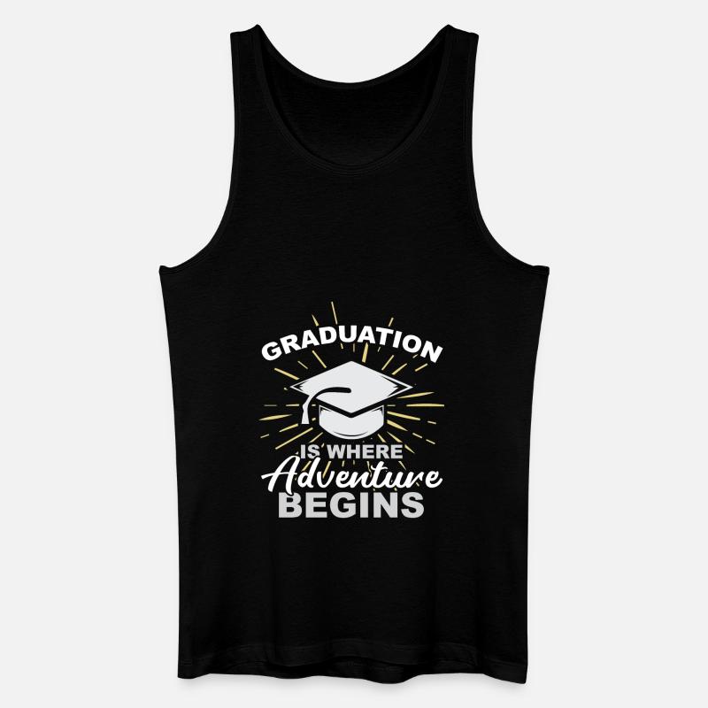 Graduation nice cool gift - Men’s Organic Tank Top - black