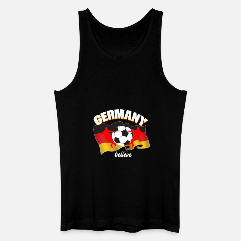 Deutschland - Männer Bio Tank Top - Schwarz