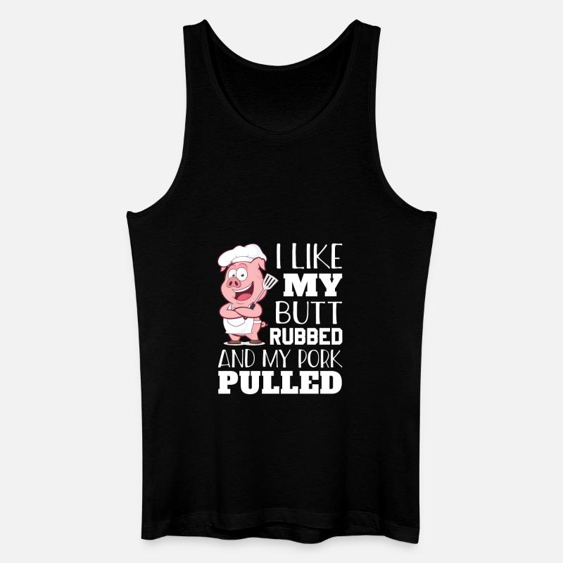 BBQ Grill Master BBQ Party - Men’s Organic Tank Top - black