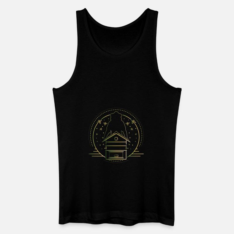 Imker - Männer Bio Tank Top - Schwarz