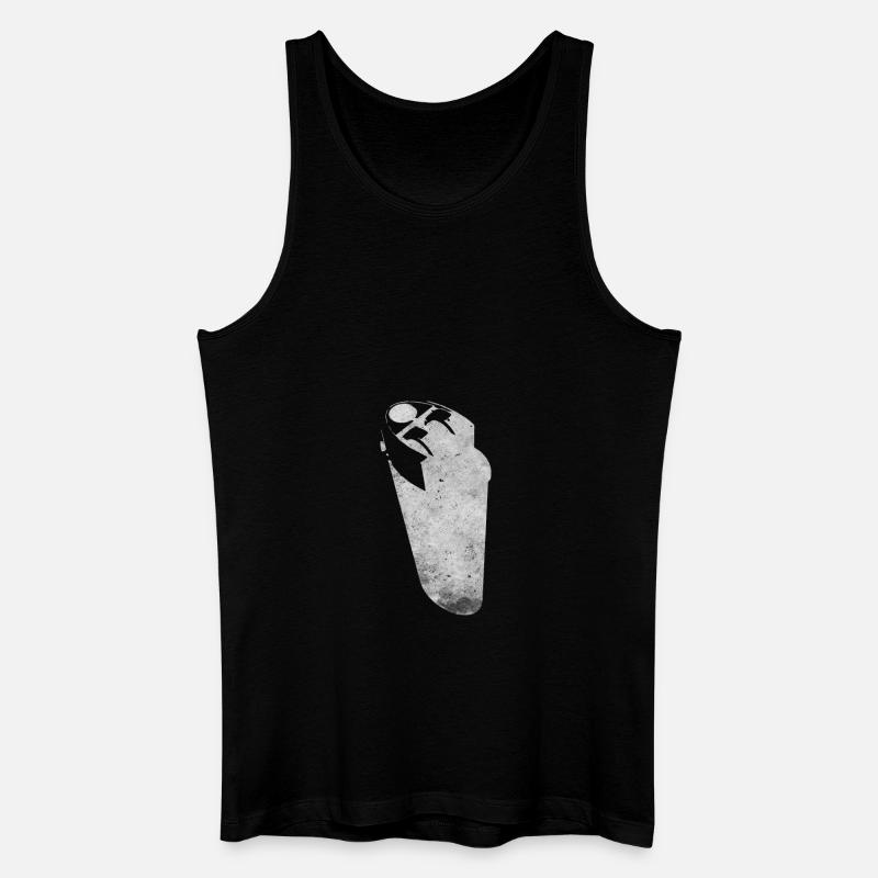 Feuerzeug - Männer Bio Tank Top - Schwarz