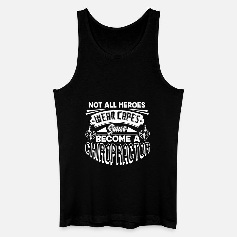 Chiropraktiker Chiropraktiker Held - Männer Bio Tank Top - Schwarz