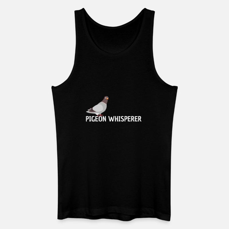 Tauben Flüsterer - Männer Bio Tank Top - Schwarz