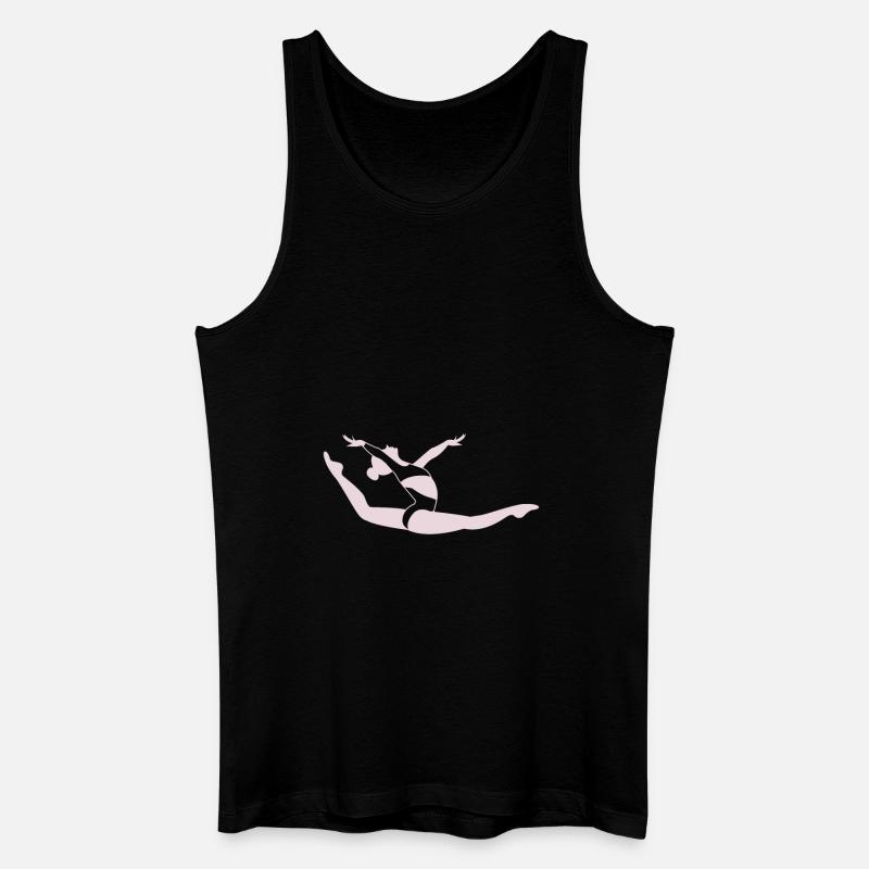Turnen Mädchen - Männer Bio Tank Top - Schwarz