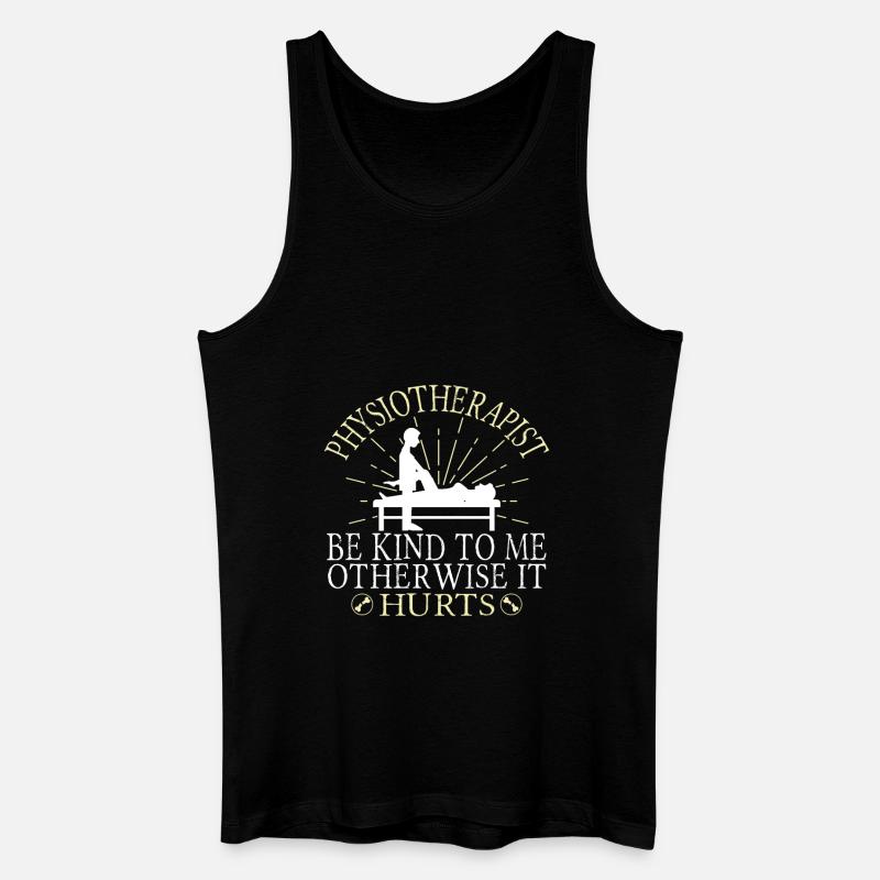Physiotherapeut - Männer Bio Tank Top - Schwarz