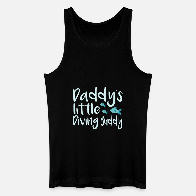 Diving Buddy - Männer Bio Tank Top - Schwarz