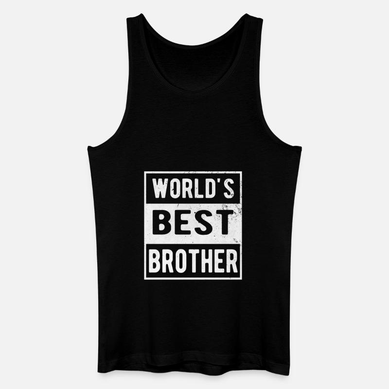 Bester Bruder - Männer Bio Tank Top - Schwarz