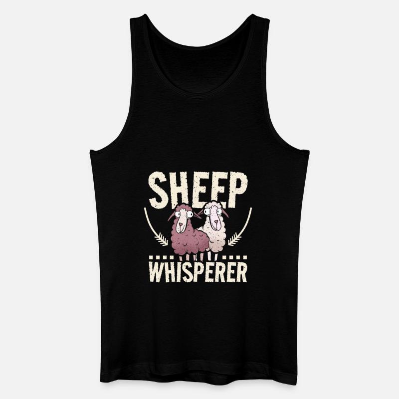 Sheep whisperer - Männer Bio Tank Top - Schwarz