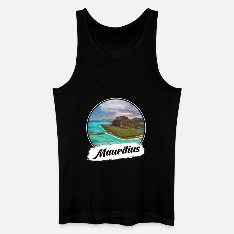 Mauritius Souvenir - Men’s Organic Tank Top - black