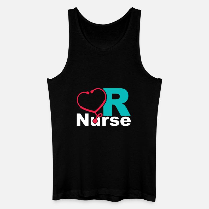 OP Krankenschwester - Männer Bio Tank Top - Schwarz