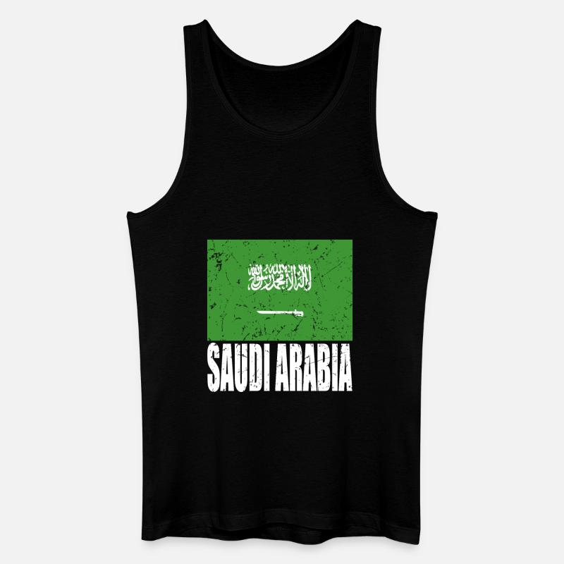 Drapeau de l’Arabie saoudite - Débardeur bio Homme - noir