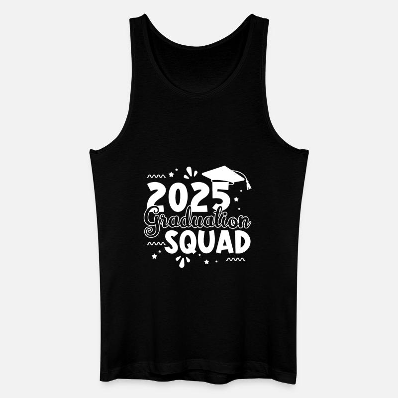 2025 Abschluss Gruppe - Männer Bio Tank Top - Schwarz