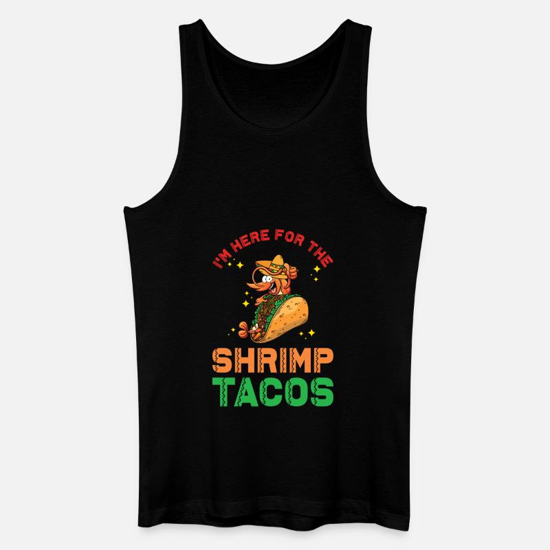 Schrimp Tacos - Männer Bio Tank Top - Schwarz