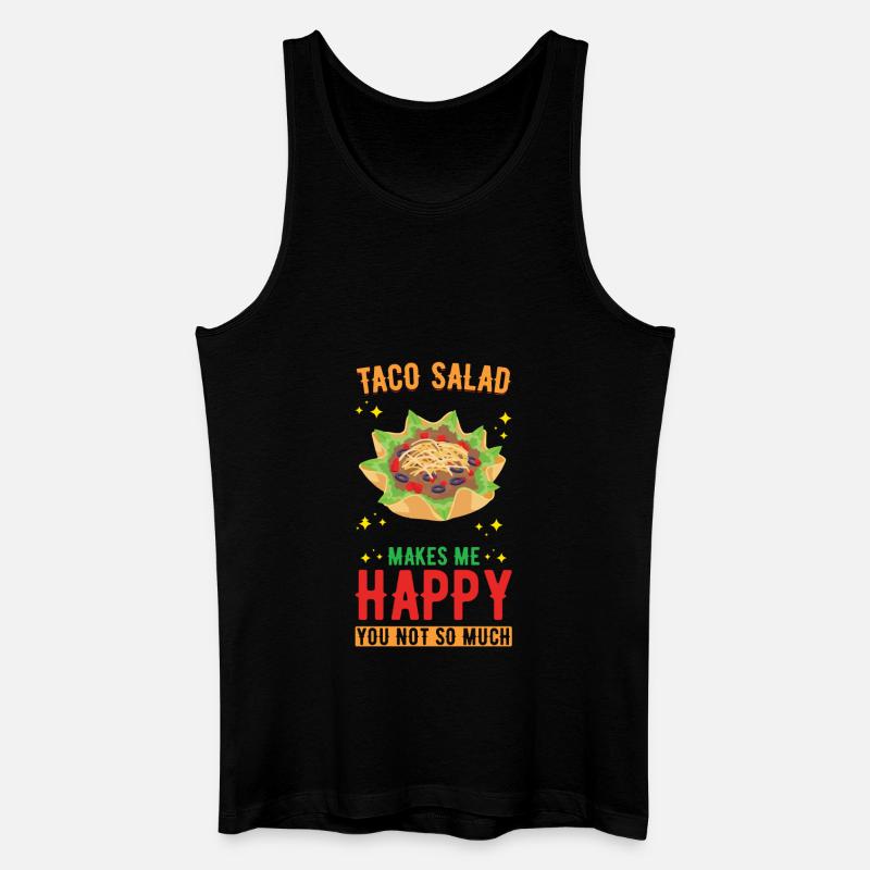 Taco Salad - Männer Bio Tank Top - Schwarz