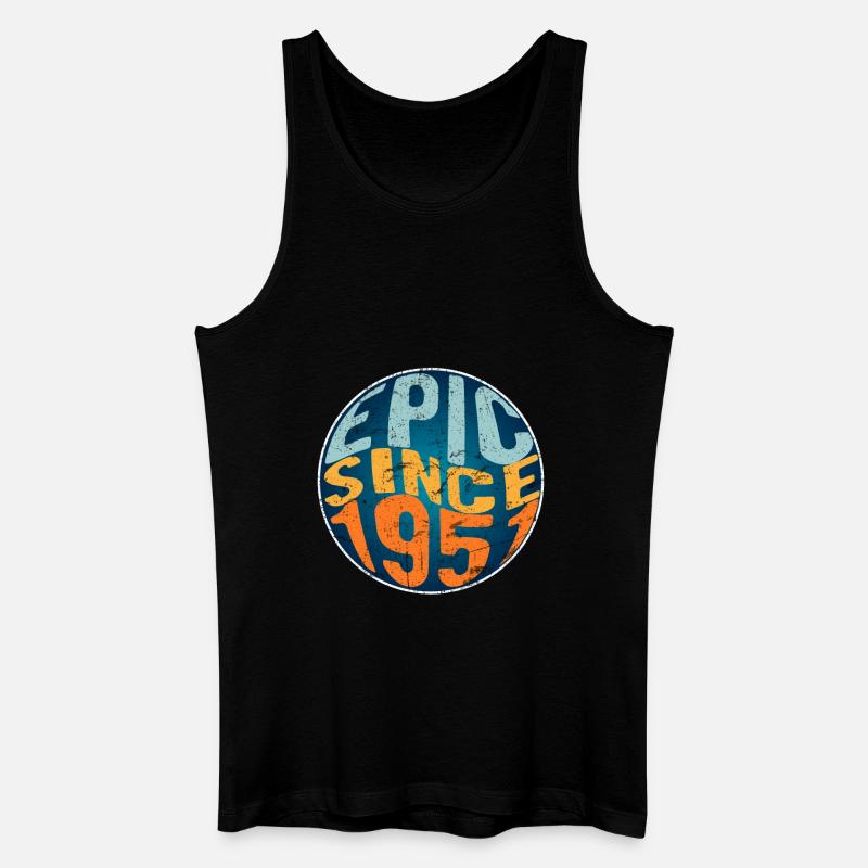Episch Seit 1951 - Männer Bio Tank Top - Schwarz