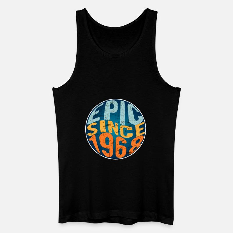 Episch Seit 1968 - Männer Bio Tank Top - Schwarz