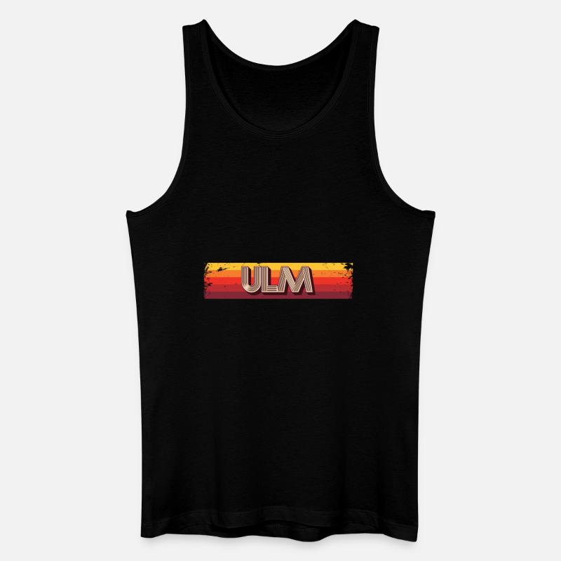 Ulmerin Ulmer Ulm - Männer Bio Tank Top - Schwarz