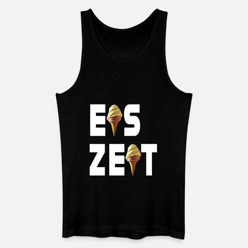Eiszeit - Männer Bio Tank Top - Schwarz