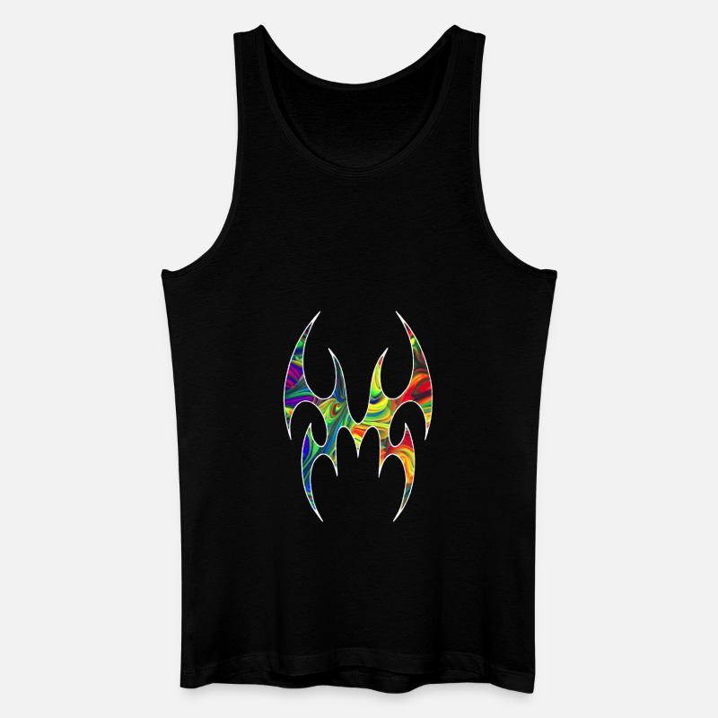 Alien Spider marmor - Männer Bio Tank Top - Schwarz