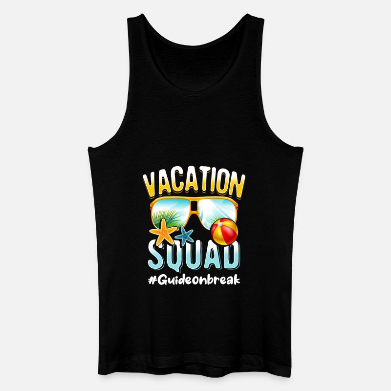 Guide Vacation Squad #Guideonbreak - Men’s Organic Tank Top - black