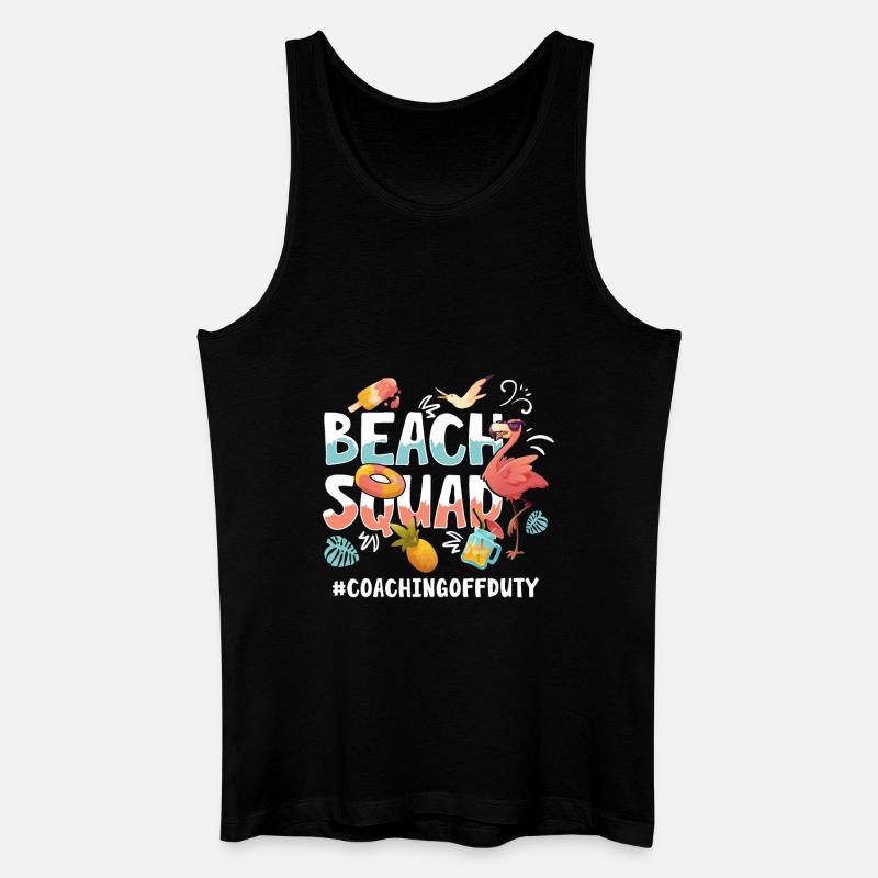 Coaching Vacation Beach Group - Men’s Organic Tank Top - black