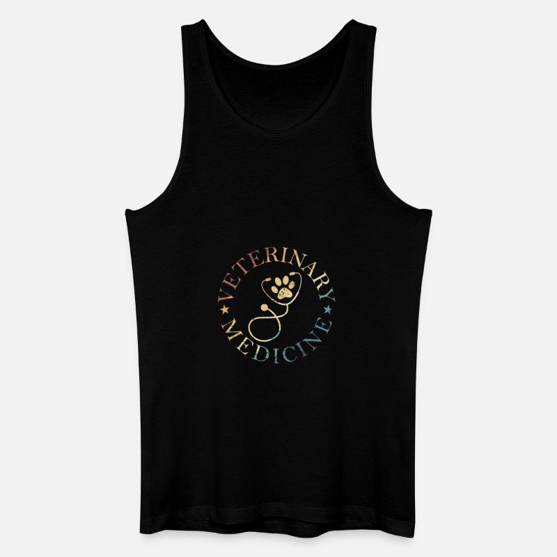 Veterinary Medicine Beruf - Männer Bio Tank Top - Schwarz